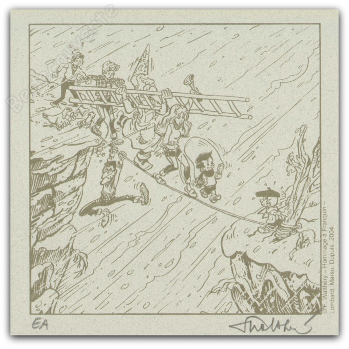 Walthéry - Hommage à Franquin