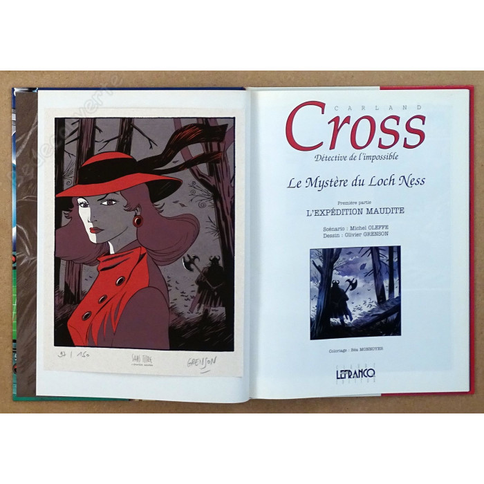 Grenson - Carland Cross 5 Le Mystère du Loch Ness 1 + Ex-Libris - EO